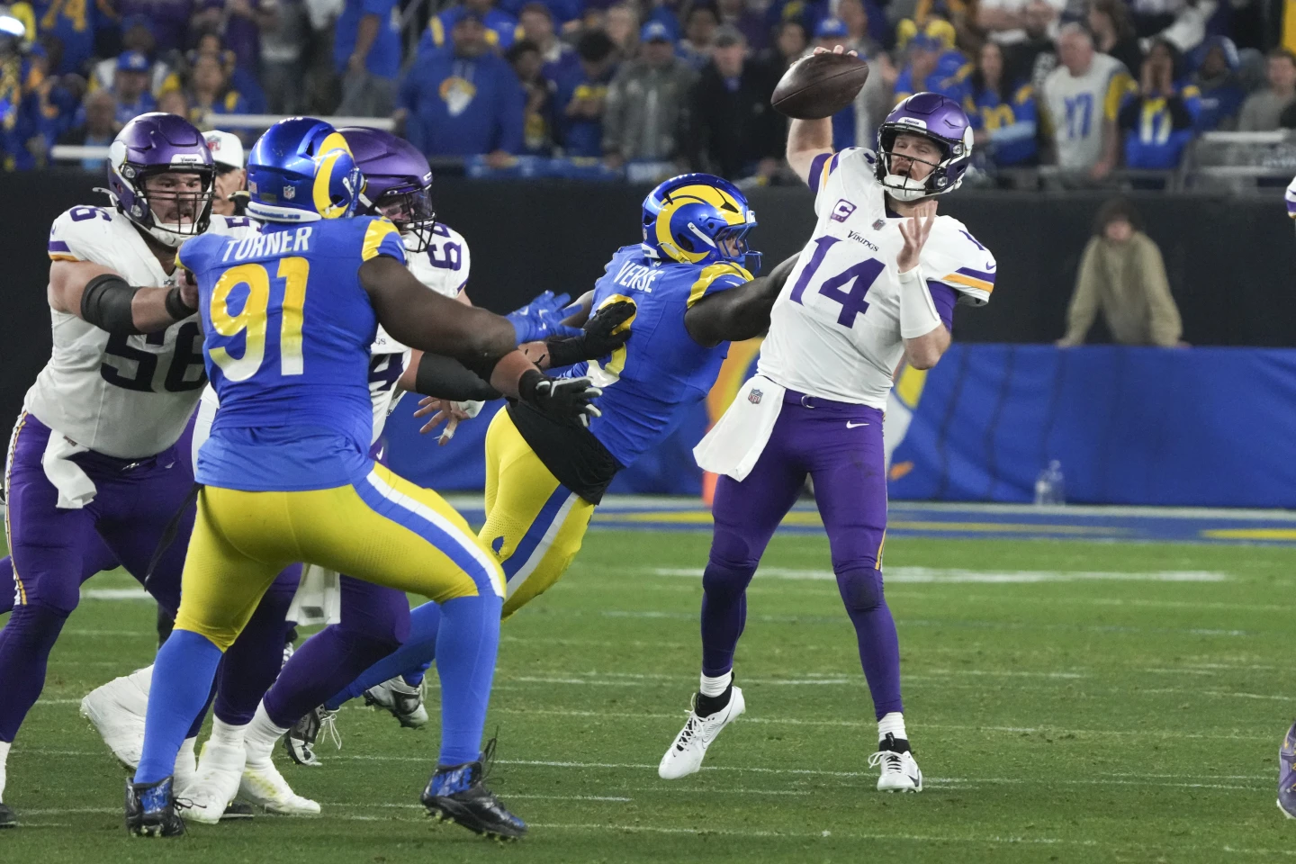 Vikings' Playoff Loss Sparks Questions About Sam Darnold's Future and J.J. McCarthy's Rise