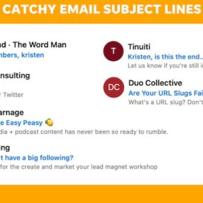 Email Subject Lines That Get PR Results