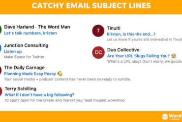 Email Subject Lines That Get PR Results