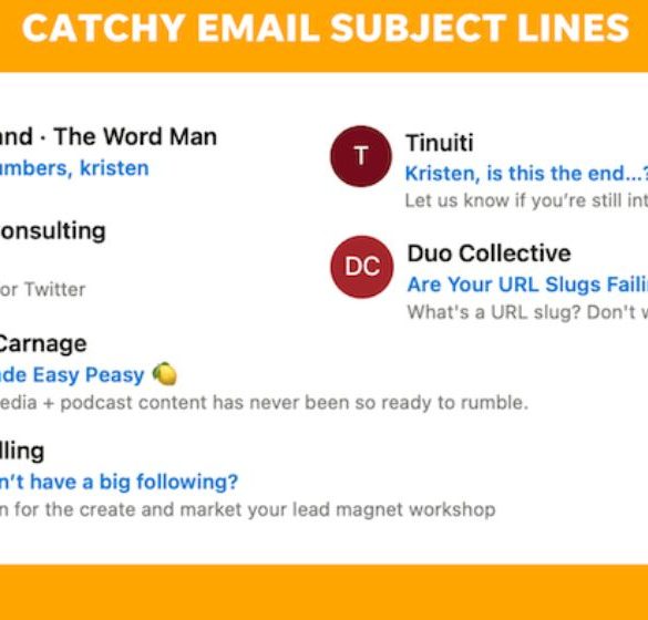 Email Subject Lines That Get PR Results