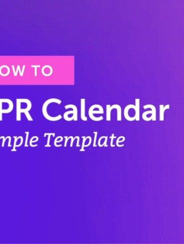 How to Create a PR Calendar