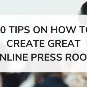 How to Create an Online Press Room