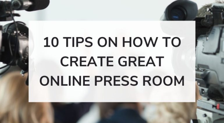 How to Create an Online Press Room
