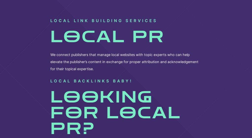 How to Leverage Local PR