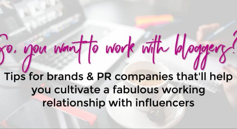 How to Work with Bloggers for PR