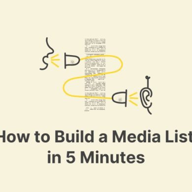 Tips for Building a Media List