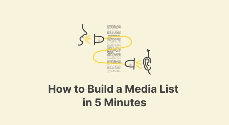 Tips for Building a Media List